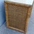 Late 20th Century Boho Chic Woven Wicker Glass Top Writing Desk With Chair - 2 Pieces For Sale - Image 5 of 12