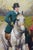 Late 20th Century Homewards After John Sanderson-Wells British Equestrian Riding Oil Painting 25" For Sale - Image 6 of 11
