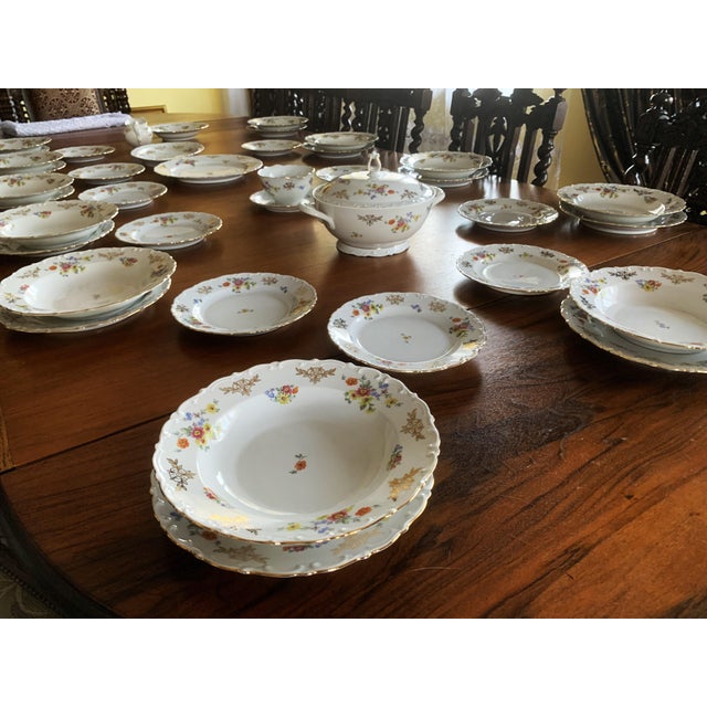 Porcelain Dinner Set from Kahla, 1950s, Set of 39 For Sale - Image 9 of 18
