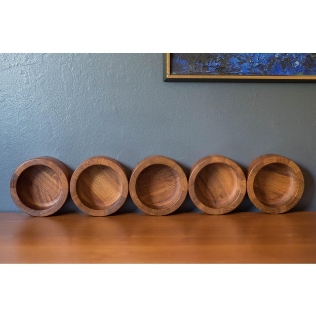 Vintage Danish Teak Salad Bowl Serving Set by Jens H. Quistgaard for Dansk For Sale - Image 11 of 15