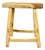 Vintage Rustic Stool in Elm For Sale