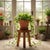 Early 20th Century Primitive Pine Wood Milking Stool-Rustic Farmhouse-Plant Stand-Country-Cottage For Sale - Image 4 of 10