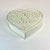 Metal Vintage Boho Chic Italian Tole Valentine Heart Hinged Box in Antique White For Sale - Image 7 of 8