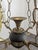 Empire Black and Gilt Chandelier, France For Sale - Image 5 of 7