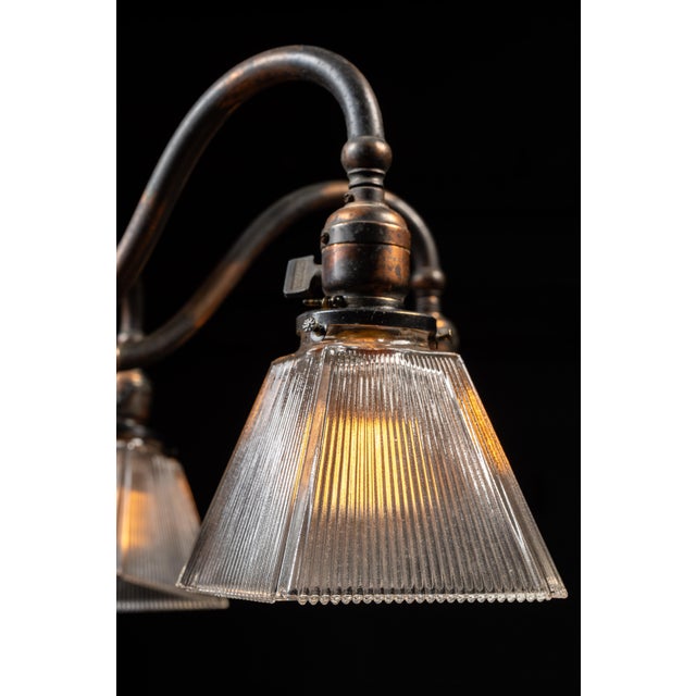 Early 20th Century Japanned Copper Craftsman Lamp For Sale - Image 11 of 12