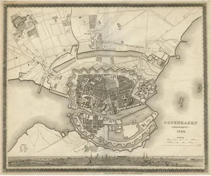 Copenhagen Map, 1844