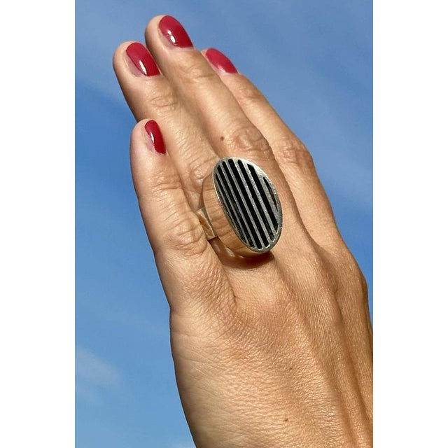 Vintage Silver Ring by Helge Narsakka, 1969 For Sale - Image 9 of 9