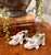 Imported from England. Pair of Plichta floral hand painted pigs. Plichta pigs are highly collectible ceramic figurines...