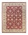 Red Mogul, One-of-a-Kind Hand-Knotted Area Rug in Red, 8' 1" x 10' 2" For Sale - Image 8 of 8