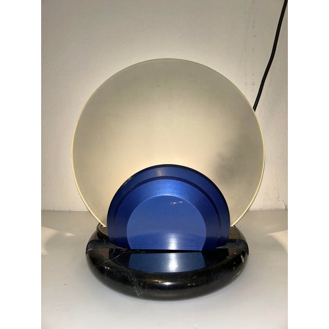 Gong Lamp by Bruno Gecchelin for Skipper, 1980s For Sale - Image 3 of 11