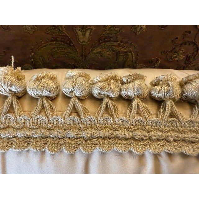 Textile Pair of Antique Embroidered Textile Pillows by Melissa Levinson For Sale - Image 7 of 8