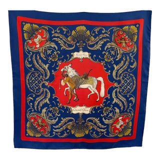 Hermès Cheval Turc Carré De Soie 1989 Christiane Vauzelles For Sale