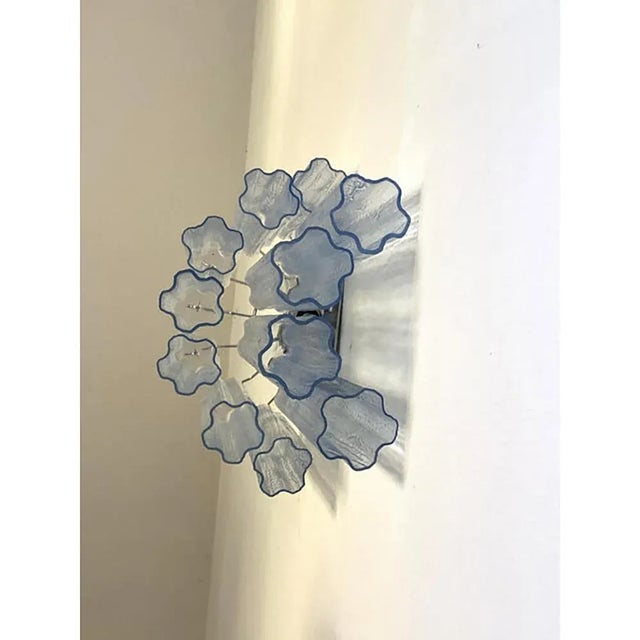 White Glass Wall Sconces by Simoeng, Set of 2 For Sale - Image 8 of 11
