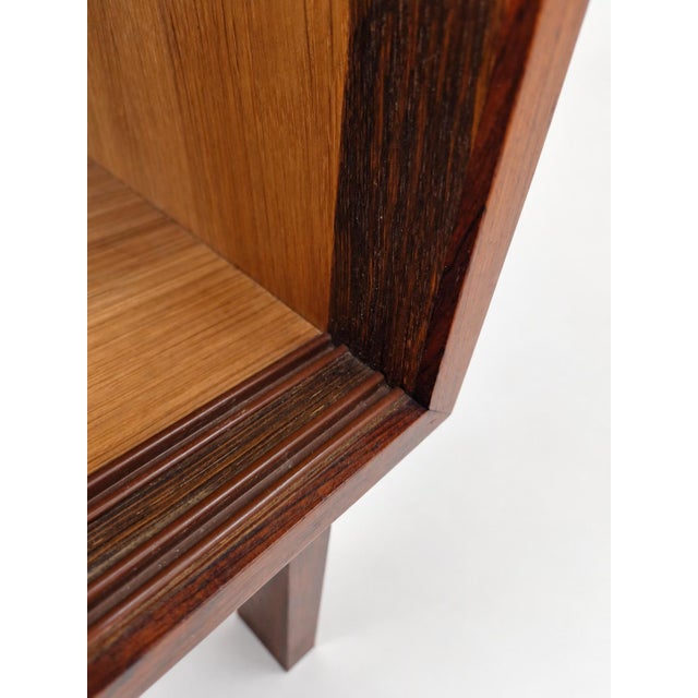 Low Sideboard in Rosewood with Sliding Doors, Denmark, 1960s For Sale - Image 17 of 18
