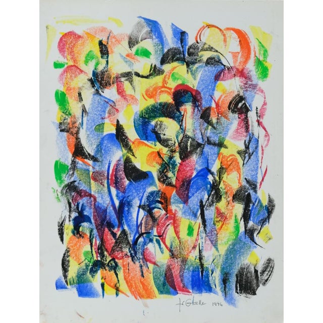 Françoise Galle, Woman's Profile, Pastel For Sale - Image 6 of 6