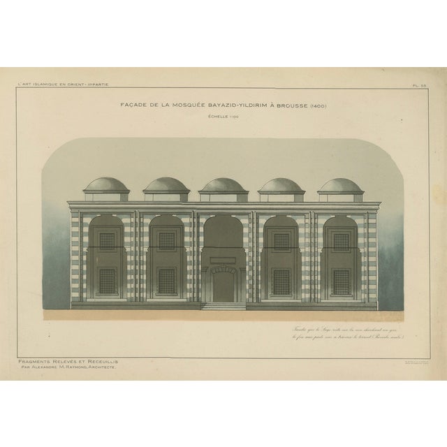Alexandre M. Raymond, Bursa (Bayezid Yıldırım), 1924, Paper For Sale