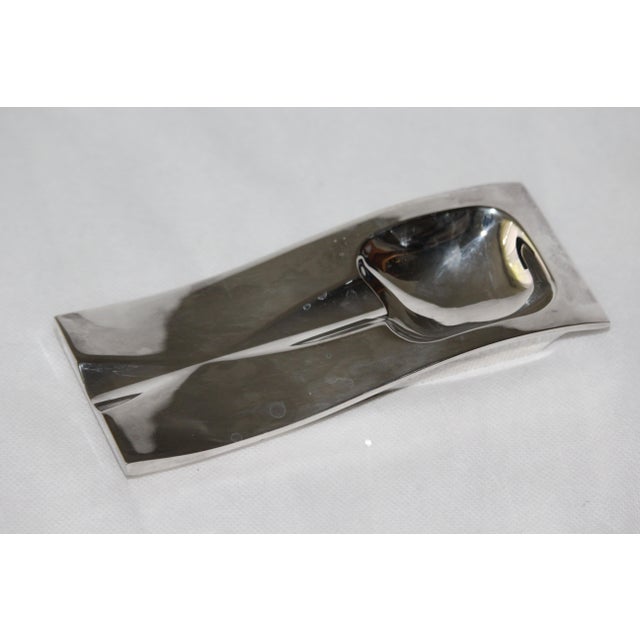Vintage Silver Cigar Ashtray, 1970s For Sale - Image 4 of 16