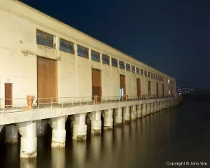 Contemporary Night Photograph "Cowell Theater" by John Vias