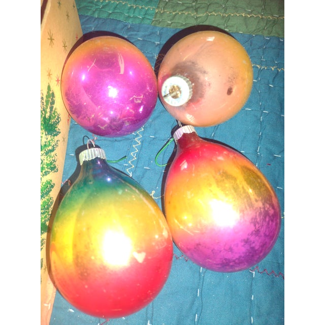 Shiny Brite Glass Christmas Tree Ornaments in Original Box For Sale - Image 15 of 18