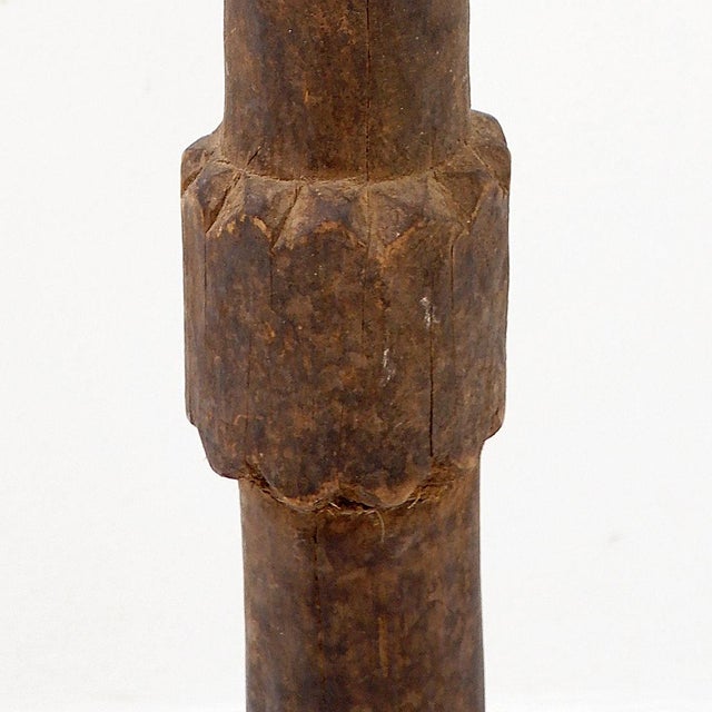 African Lobi Head Altar from Burkina Faso, 20th, 1950s, Metal and Wood For Sale - Image 13 of 15
