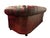 Vintage Chesterfield Three-Seater Sofa in Oxblood Leather, 1980s For Sale - Image 4 of 9