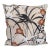 Black and Tan Tropical Statement Pillow For Sale