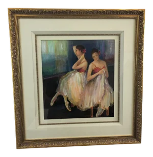 Pastel of Dancers by Acclaimed Artist Alice Pritchard