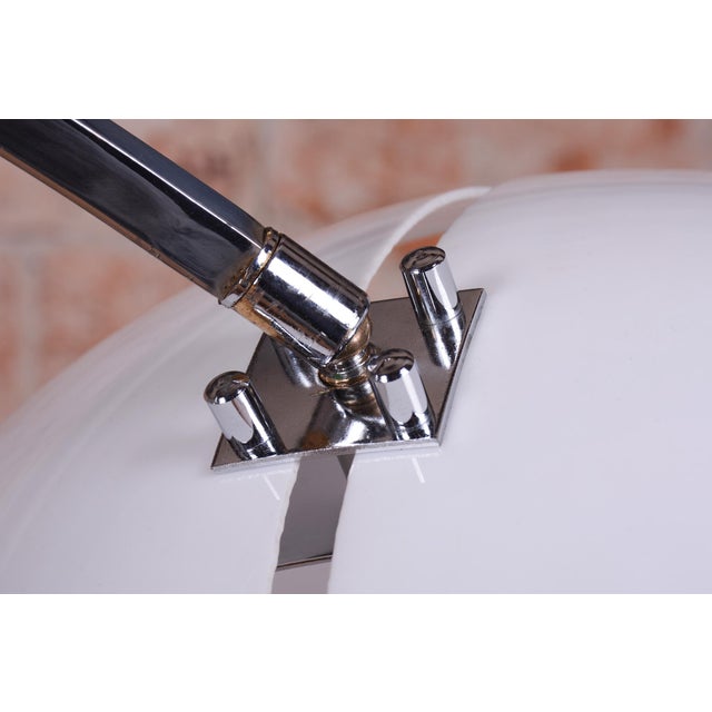 Silver Mid-Century Floor Lamp in Chrome and Marble from Guzzini, Italy, 1960s For Sale - Image 8 of 13