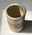 Mid-Century Modern Vintage Cylindrical Vase in Striped Glazed Stoneware by Tue Poulsen, 1970s For Sale - Image 3 of 8