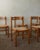 Vintage Italian Rustic Modern Dining Chairs from Snaidero, 1970s, Set of 5 For Sale - Image 12 of 18