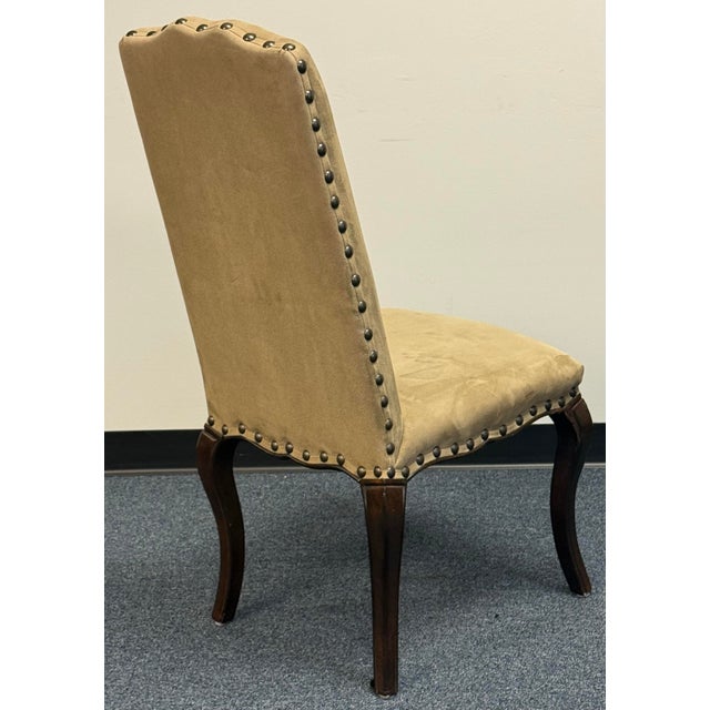 Pottery Barn Calais Upholstered Dining Chairs - Set of 10 For Sale - Image 9 of 12