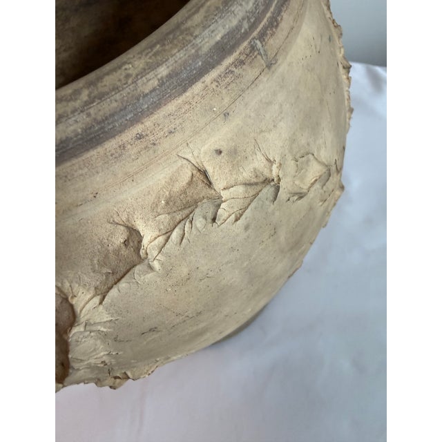 Sculpture Materials Vintage Brutalist Clay Abstract Heart Pinch Pot Planter Vase in the Style of Dexter Pottery For Sale - Image 7 of 9