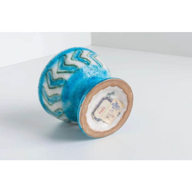 1950s Gambone Ceramic Candle Holder For Sale - Image 9 of 10