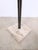 Contemporary Travertine and Chrome Coat Rack, 1970s For Sale - Image 3 of 7