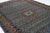Cerulean Antique Tehran Rug 4'5'' X 6'11'' For Sale - Image 8 of 11