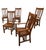 Mission Vintage Stickley Style Mission Oak Dining Chairs - Set of 6 For Sale - Image 3 of 8