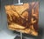 The Bistre "wipe-out method" is an underpainting using warm browns and was executed in the creation of this Rustic...