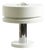 Space Age White Metal Table Lamp by Kaiser Leuchten, 1960s For Sale
