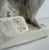 After Auguste Rodin, The Thinker Sculpture, White Glazed Terracotta, 1950s For Sale - Image 6 of 11