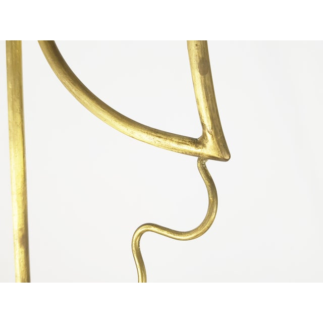 Mid-Century Modern Italian Sconces in White Metal and Brass, Set of 2 For Sale - Image 17 of 18