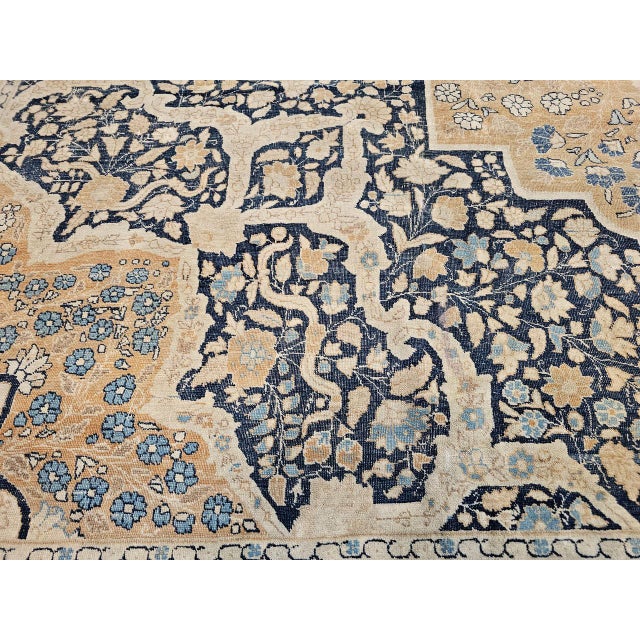 Late 19th Century Late 19th Century Tabriz Haji Jalili Rug For Sale - Image 5 of 18