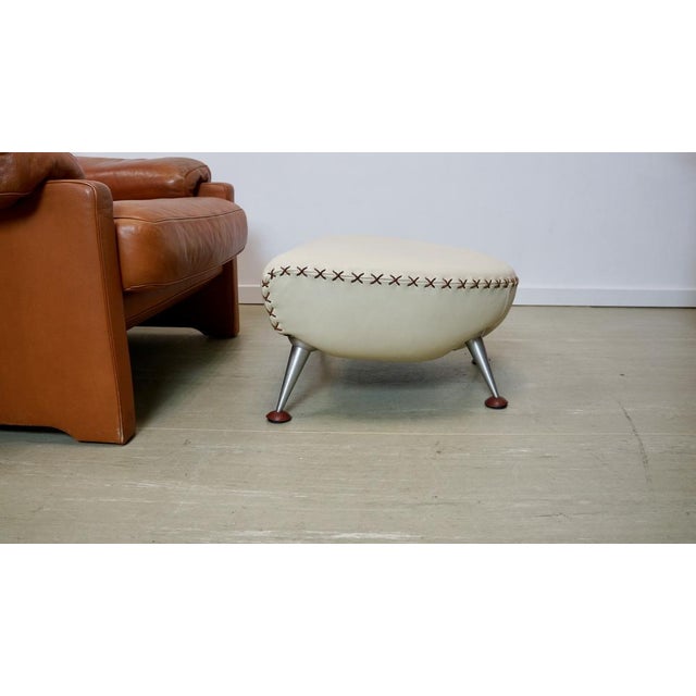 Mid-Century Modern Swiss 102 Ottoman from de Sede, 1990s For Sale - Image 3 of 12