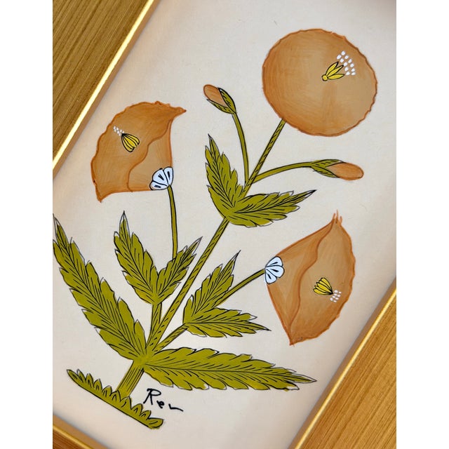This beautiful brown floral motif painting draws inspiration from the iconic designs of Jaipur, India, seen gracing the...