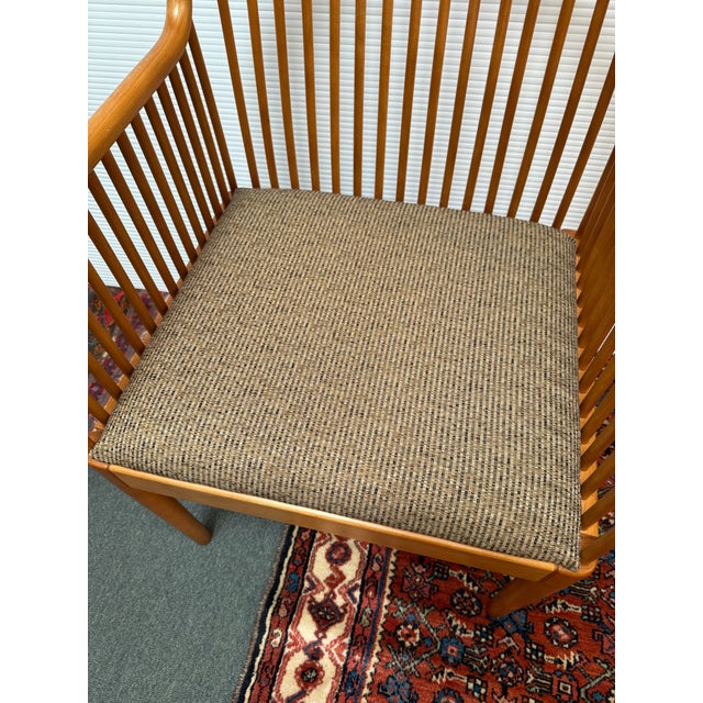 Tan David Allen for Knoll Studio Exeter Arm Chair For Sale - Image 8 of 12