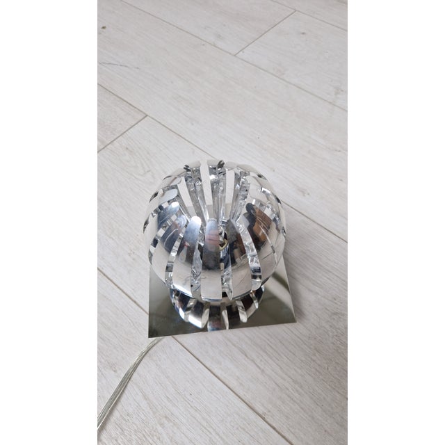 Mid-Century Modern Chromed Metal Table Lamps with Touch Function, Set of 2 For Sale - Image 3 of 15