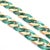 Gold Vintage, Chrysoprase, Diamond and 18k Gold Necklace and Bracelet Suite, 2 Pieces For Sale - Image 8 of 8