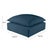 Cali Navy Performance Fabric Ottoman For Sale - Image 4 of 7