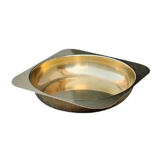 Italian Solid Brass Bowl, 1970s For Sale