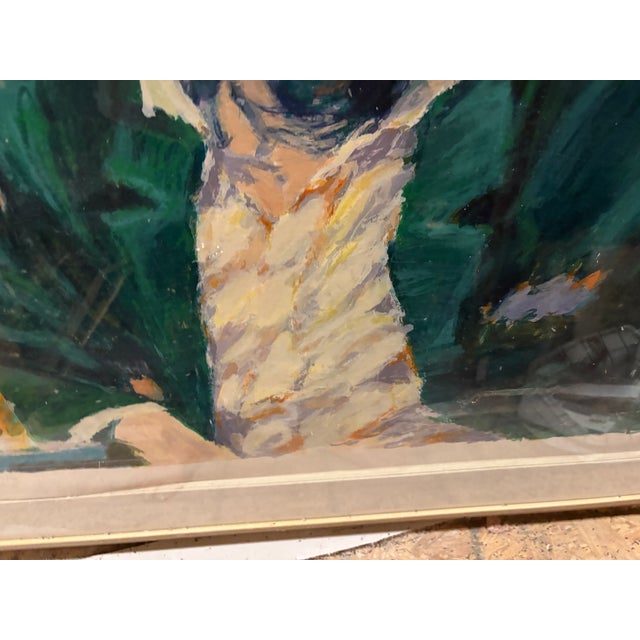 1960s Aldo Luogo Limited Edition Lithograph "Brew at Gardens" For Sale - Image 13 of 16