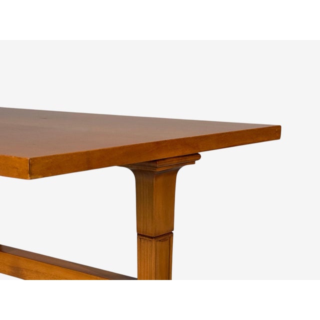 t.h. Robsjohn-Gibbings, Rare Trapeza End Tables, Walnut, Greece, 1937 For Sale - Image 11 of 18